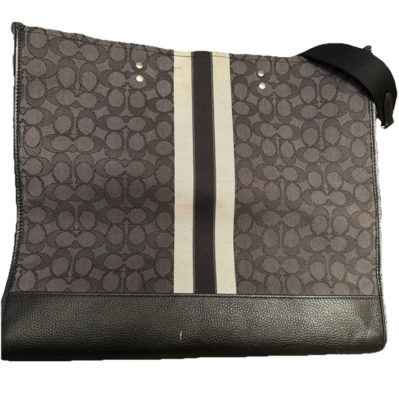 Coach Dempsey Tote 40 Signature Jacquard Tote COA, Dust Bag - Picture 11 of 14